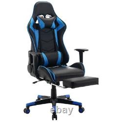 Executive Racing Gaming Chair Swivel Faux Leather Computer Desk Chair Adjustable