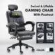 Executive Racing Gaming Computer Chair Swivel Office Desk Recliner With Footrest
