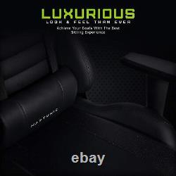 Executive Racing Gaming Computer Office Adjust Swivel Recliner Leather Chair