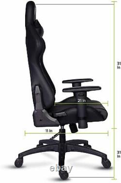 Executive Racing Gaming Computer Office Adjustable Swivel Recliner Leather Chair