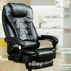 Executive Racing Gaming Computer Office Chair Leather Swivel Recliner Desk Chair
