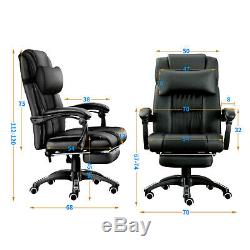 Executive Racing Gaming Computer Office Chair Leather Swivel Recliner Desk Chair