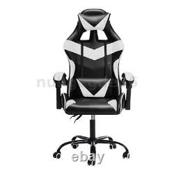 Executive Racing Gaming Computer Office Chair Swivel Recliner Leather