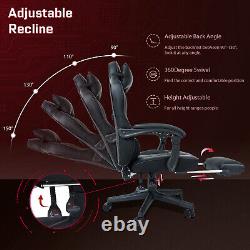 Executive Racing Gaming Office Chair Gas Lift Swivel Computer Desk Seat Recliner