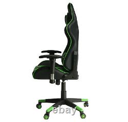 Executive Racing Gaming Office Chair Swivel Computer Desk Chair Sport PU Leather