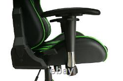 Executive Racing Gaming Office Chair Swivel Computer Desk Chair Sport PU Leather