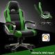 Executive Racing Gaming Office Chair Swivel Sport Pu Leather Computer Desk Green