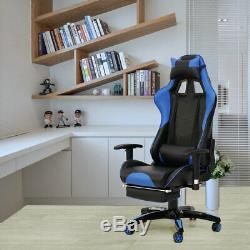 Executive Racing Gaming Office Chair Swivel Sport Pu Leather Computer Desk Chair