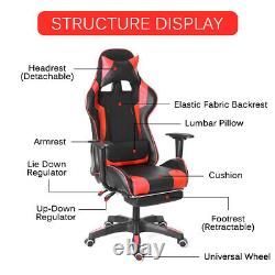 Executive Racing Swivel Gaming Office Chair PU Leather Computer Desk Chair