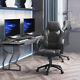 Executive Racing Swivel Gaming Office Chair Pu Leather Computer Desk Chair Black