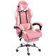 Executive Racing Swivel Gaming Office Chair Pu Leather Computer Desk Chair Pink