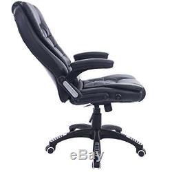 Executive Recline Extra Padded Office Chair, Black Comfy Gaming Luxury Premium