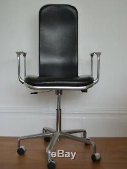 FRED SCOTT SUPPORTO CHAIR gas lift, tilt, leather, office rrp £1395
