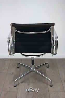 FREE UK DELIVERY Genuine Vitra Eames EA 103 Chair Brown Leather Chrome
