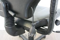 FREE UK Delivery RH Logic 4 Black Leather Headrest Lumbar support