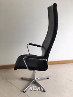 FRITZ HANSEN High Oxford Leather Chair by Arne Jacobsen Brand NEW