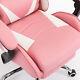 Faux Leather Chair Racing Gaming Chair Reclining Swivel Office Desk Adjustable