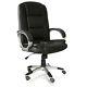 Faux Leather Executive Managerial Guest Swivel Computer Desk Home Office Chair