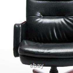 Faux Leather Manager Chair Office Executive Ergonomic Reclining Extra Padded