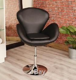 Funky Swivel Chair PU Leather Relax Lounge Armchair Gaming Office Dressing Seat