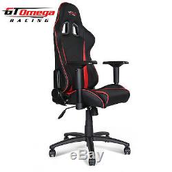 Gt Omega Pro Racing Gaming Office Chair Black Next Red Leather Esport Seats