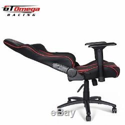 Gt Omega Pro Racing Office Chair Black Next Red Leather