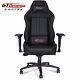 Gt Omega Evo Xl Racing Office Chair Black Leather Esport Gaming Seat