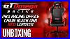 Gt Omega Racing Pro Gaming Office Chair Black Red Leather Unboxing First Look