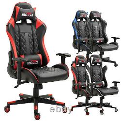 Gaming Chair Computer Office Chairs Racing Desk Swivel Recliner PU Leather Chair