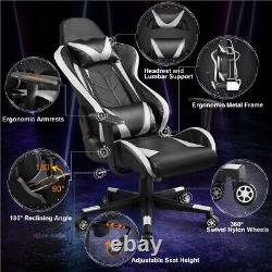 Gaming Chair Ergonomic Swivel High Back Racing Office Chair with Lumbar Support