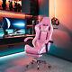 Gaming Chair Office Recliner Swivel Ergonomic Executive Pc Desk Chair Led Lights