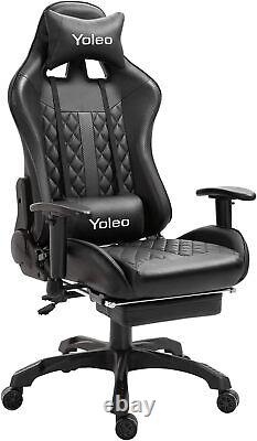 Gaming Chair Office Recliner Swivel Ergonomic PC Computer Desk Chairs Adjustable