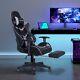 Gaming Chair Pc Massage Recliner 2d Armrest Office Computer Seat Ergonomic Black