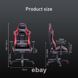 Gaming Chair Racing Style Ergonomic High Back Computer Chair with Height Adjustm