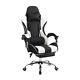 Gaming Chair Swivel Recliner Racing Office Pc Video Game Chair With Footrest