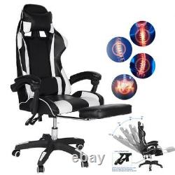 Gaming Computer Chair Ergonomic Swivel Office Chair Recliner Leather Desk Chairs
