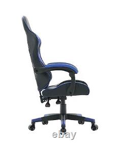 Gaming Racing Chair Adjustable Swivel Recliner PVC Computer Home Office Chair