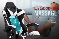 Gaming Racing Chair Computer Massage Leather Office Desk Chair Adjustable
