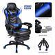 Gaming Racing Office Chair High Back Executive Rocker Computer Seat With Footrest