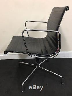Genuine Authentic Charles Eames EA108 Leather Medium Back Office Chair RRP£1600