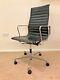 Genuine Eames Ea119 High Back Chair Black Leather Home Office New £3500