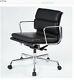 Genuine Eames Vitra Office Chair Black Leather Soft Pad Ea217 Rrp £2,500