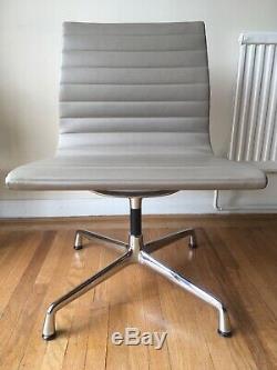 Genuine Grey Leather Vitra Eames Chair Office Chair