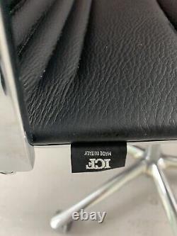 Genuine ICF Stick Black Leather Office Chair