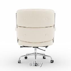 Genuine Leather Office Chair Ergonomic Executive Chair Boss Computer Desk Seat