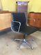 Genuine Original Icf Charles Eames Ea108 Leather Swivel Office Chair M4299c