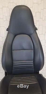 Genuine Porsche 996 Carrera 986 Boxster Sport Seat Office Chair Black Leather