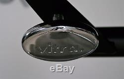 Genuine Vitra Charles Eames EA 117 Chair Black Leather & Polished Aluminium