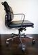 Genuine Vitra Eames Soft Pad Office Chair Ea 217 Black Leather