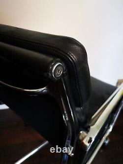 Genuine Vitra Eames Soft Pad office Chair EA 217 black leather